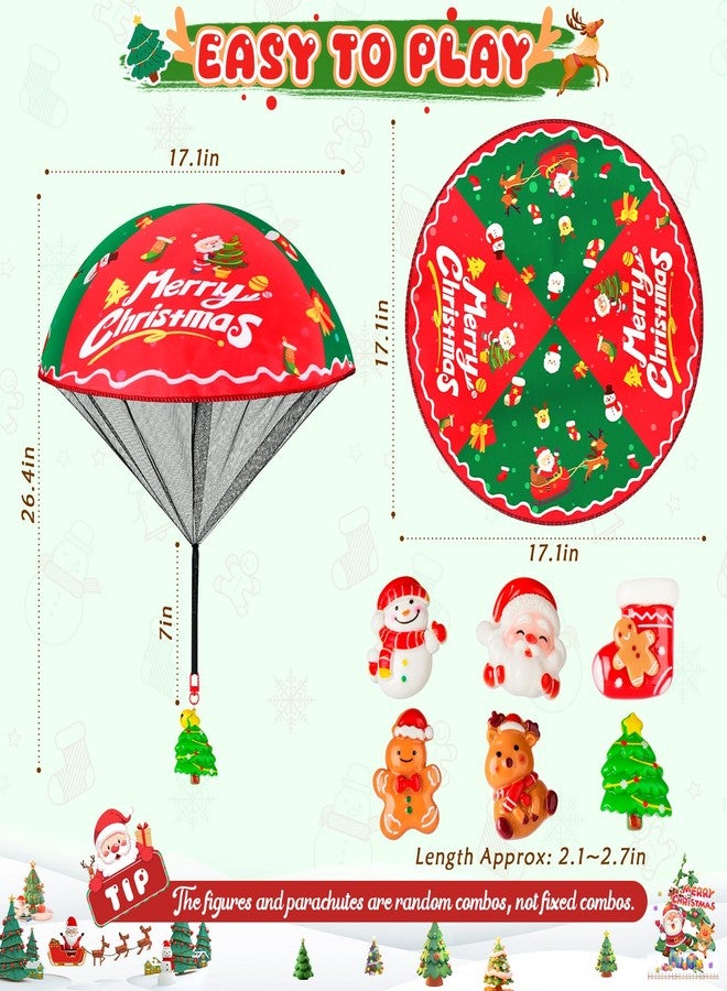 CPSYUB Christmas Toys Stocking Stuffers for Kids: Min Parachute Toys Gifts for 4 5 6 7 8 9 10 12 Year Old Kids Boys Girls - Bulk Goodie Bags Stuffers for Party Favors Fillers Flying Game - Image 3